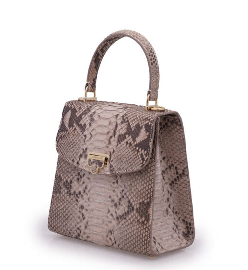Load image into Gallery viewer, Tiffany Python leather handbag
