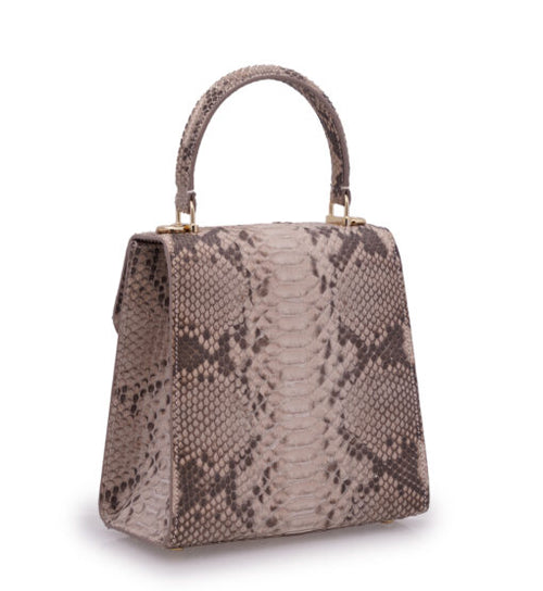 Load image into Gallery viewer, Tiffany Python leather handbag
