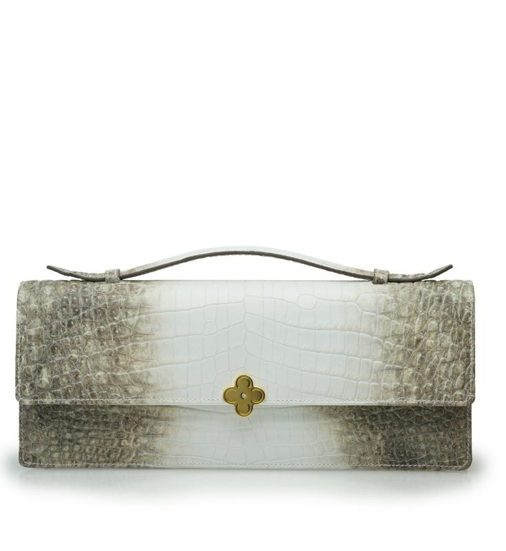 Time 22 Himalaya Croc embossed leather bag MTO