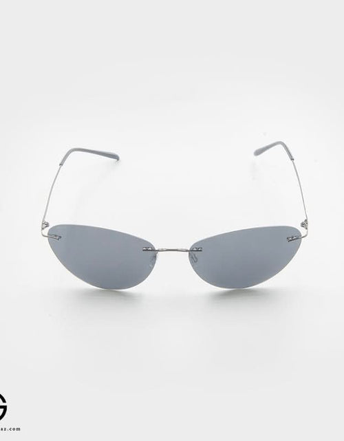 تحميل الصورة إلى عارض المعرض، نظارات شمسية بدون إطار بتصميم عين القطة بتصميم بسيط
