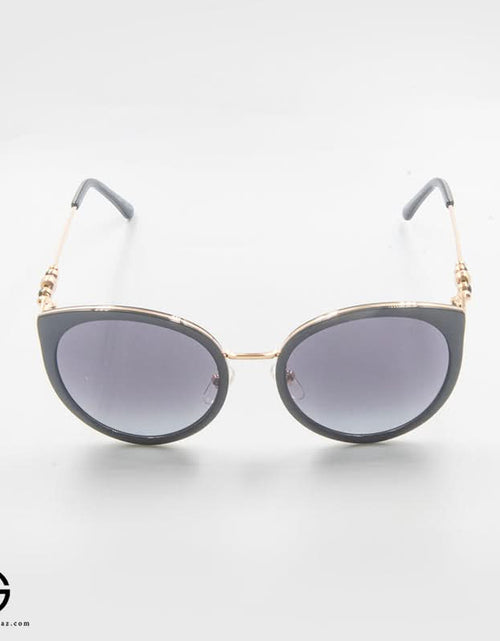 Load image into Gallery viewer, Black &amp; Gold Cat-Eye Sunglasses for women
