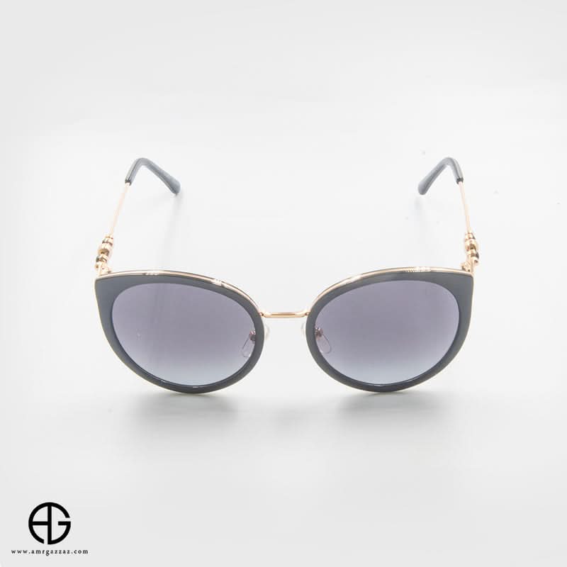 Black & Gold Cat-Eye Sunglasses for women