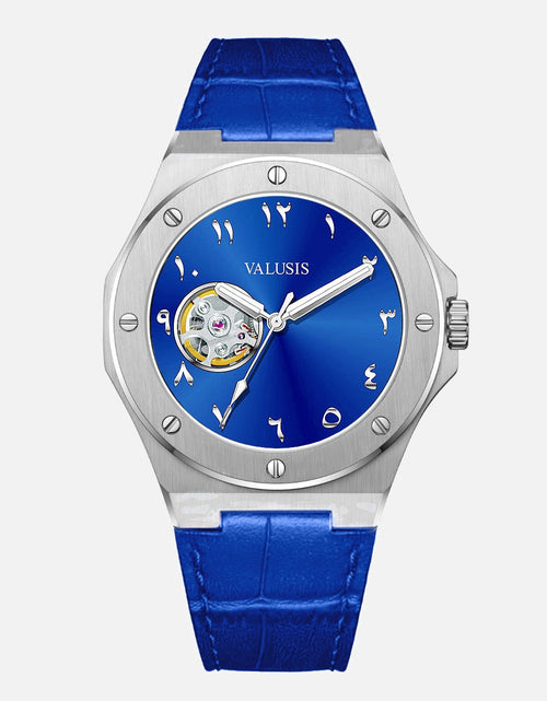 Load image into Gallery viewer, VALUSIS Lysium Blue Open-Heart â€“ Automatic Watch
