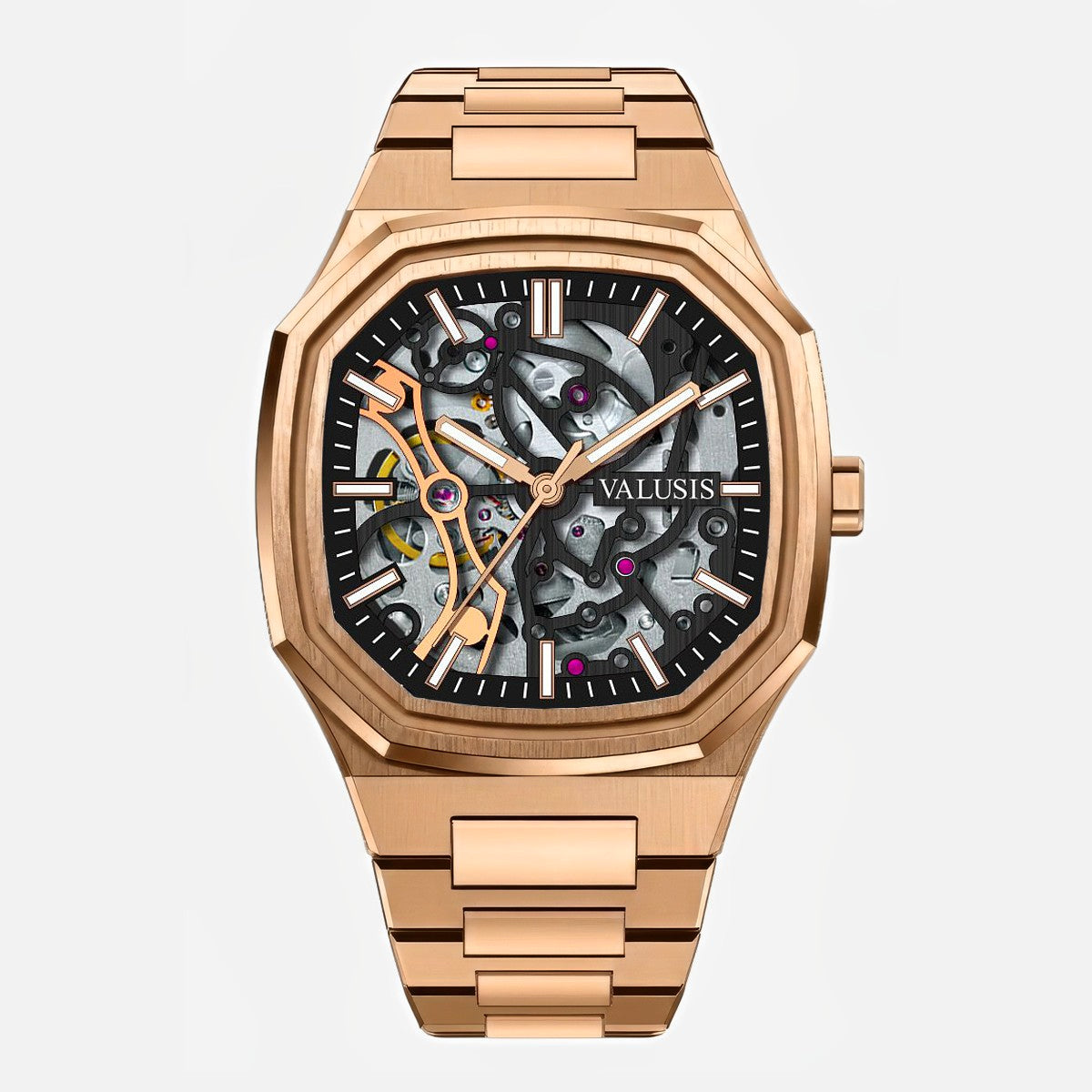 VALUSIS Volt Rose Gold Skeleton Ii â€“ Skeleton Dial Automatic Watch