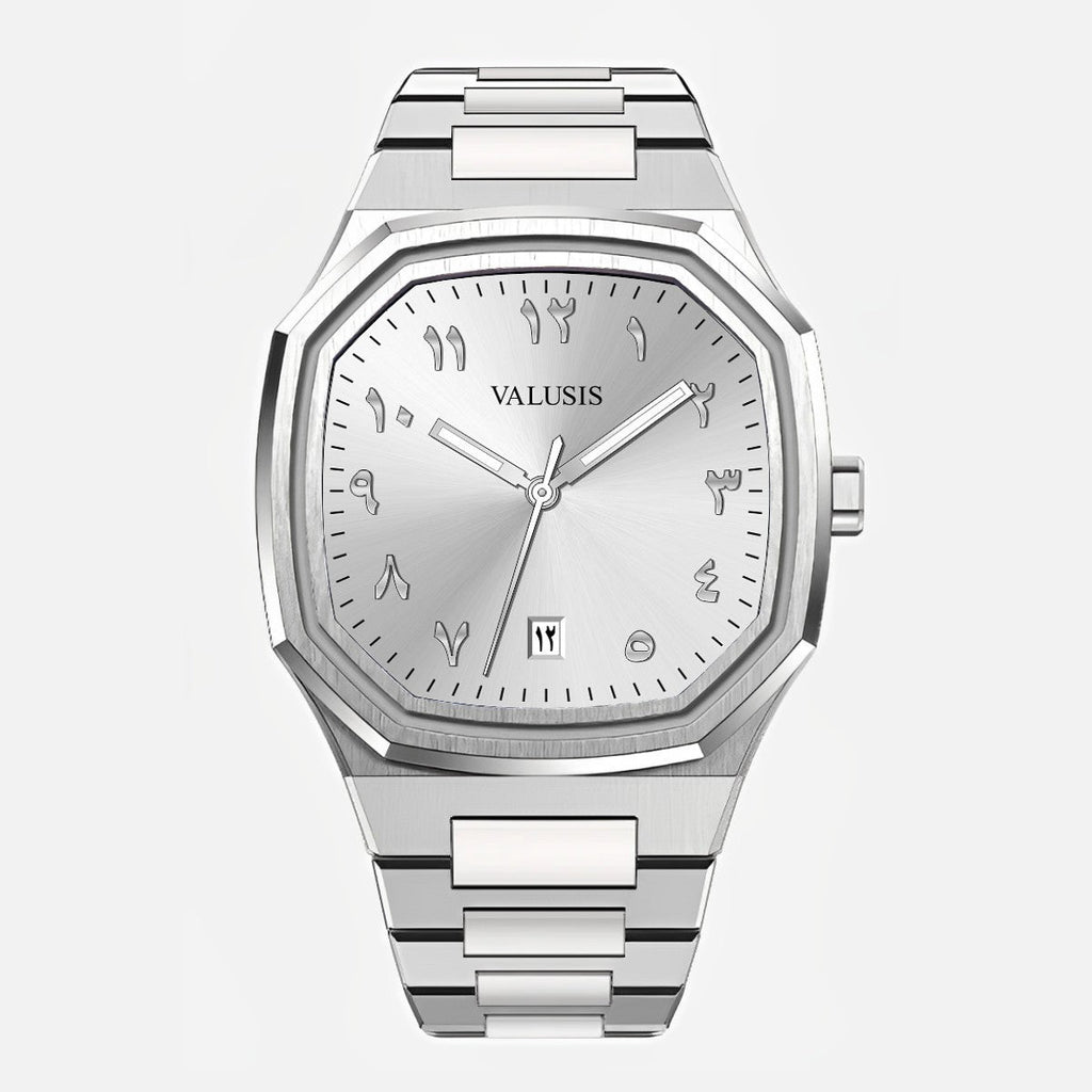VALUSIS Volt Silver Arabic â€“ Automatic Watch