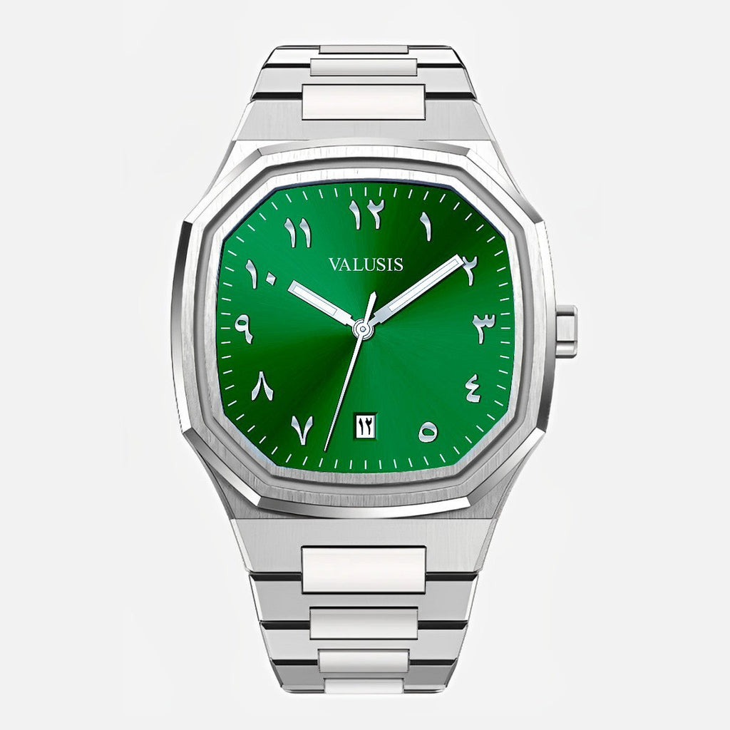 VALUSIS Volt Green Arabic â€“ Automatic Watch