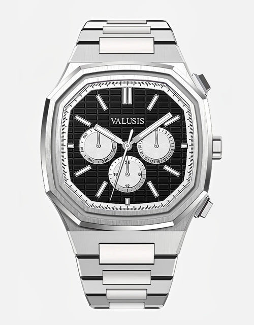 تحميل الصورة إلى عارض المعرض، VALUSIS Volt Black Chrono Automatic â€“ Automatic Watch
