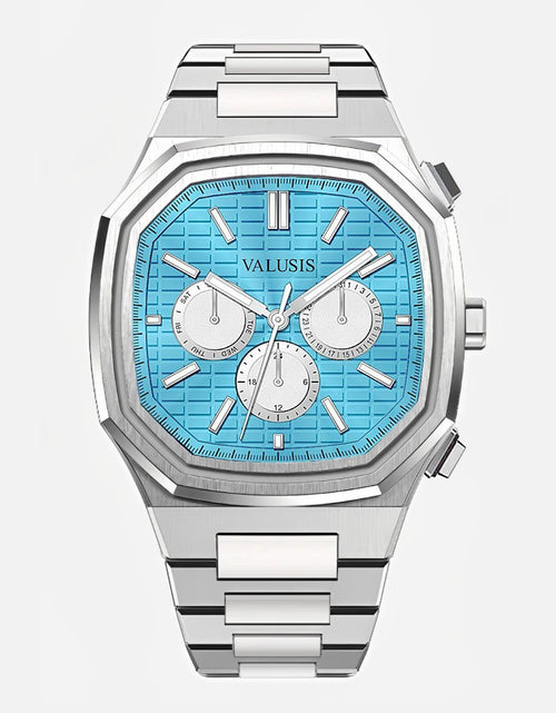 تحميل الصورة إلى عارض المعرض، VALUSIS Volt Turquoise Chrono Automatic â€“ Automatic Watch
