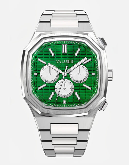 تحميل الصورة إلى عارض المعرض، VALUSIS Volt Green Chrono Automatic â€“ Automatic Watch

