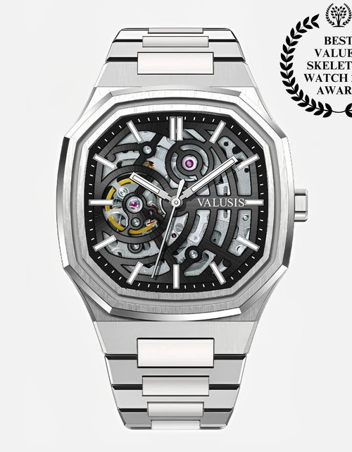 تحميل الصورة إلى عارض المعرض، VALUSIS Volt Skeleton â€“ Skeleton Dial Automatic Watch
