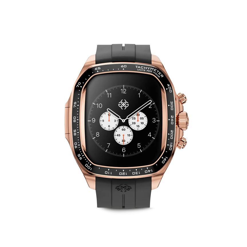 حافظة ساعة Apple Watch / CRS46 باللون الذهبي الوردي 