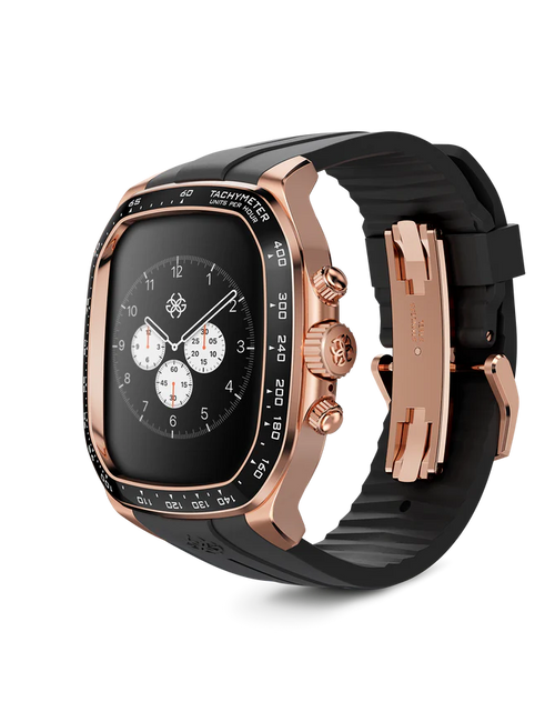تحميل الصورة إلى عارض المعرض، حافظة ساعة Apple Watch / CRS46 باللون الذهبي الوردي 
