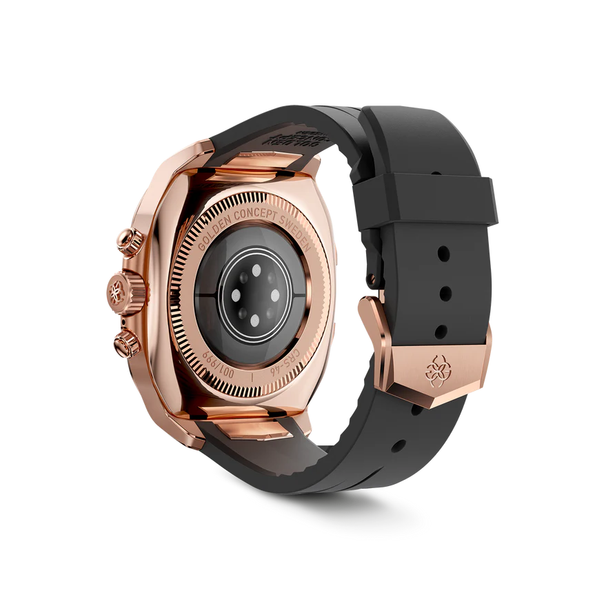 حافظة ساعة Apple Watch / CRS46 باللون الذهبي الوردي 