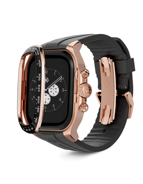تحميل الصورة إلى عارض المعرض، حافظة ساعة Apple Watch / CRS46 باللون الذهبي الوردي 
