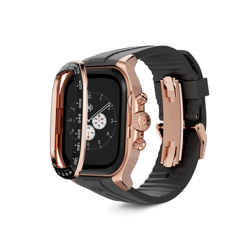 حافظة ساعة Apple Watch / CRS46 باللون الذهبي الوردي 