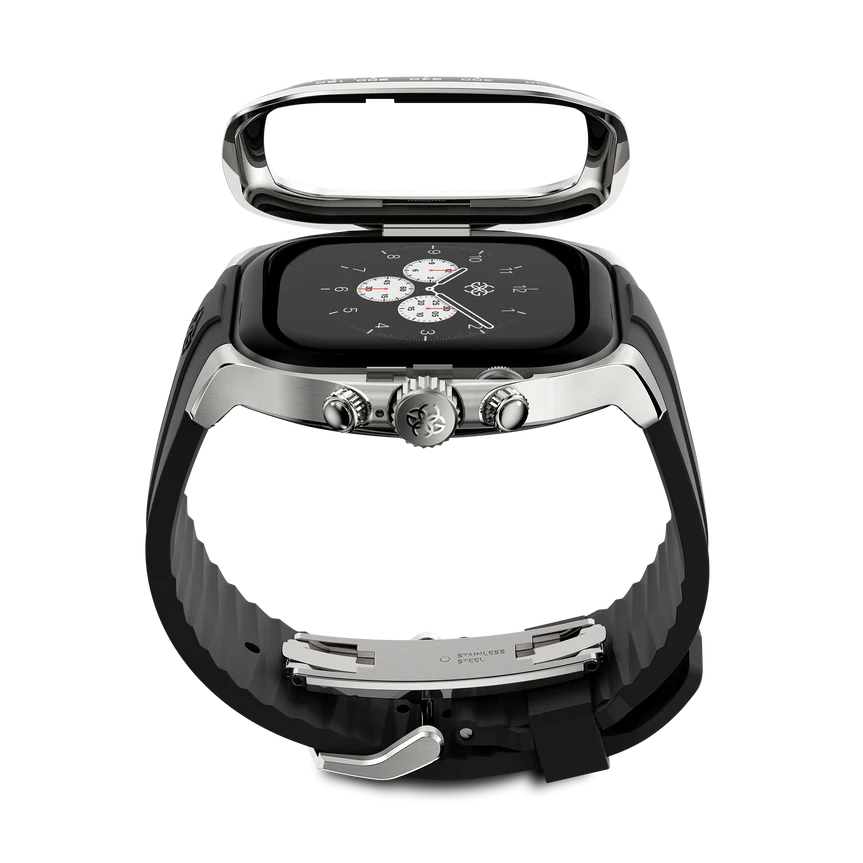 حافظة ساعة Apple Watch / CRS46 فضية 