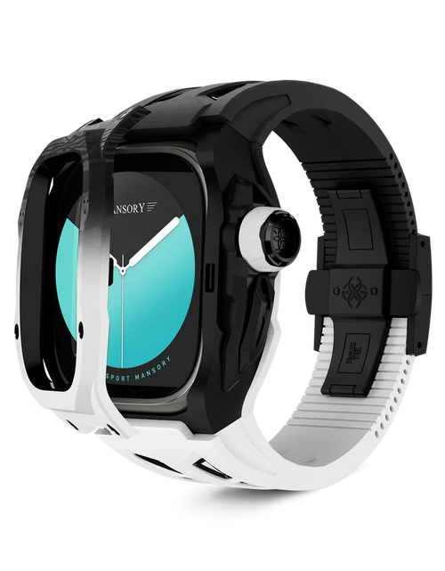 Load image into Gallery viewer, Apple Watch Case / RSCIII49 Mansory - Noir et Blanc
