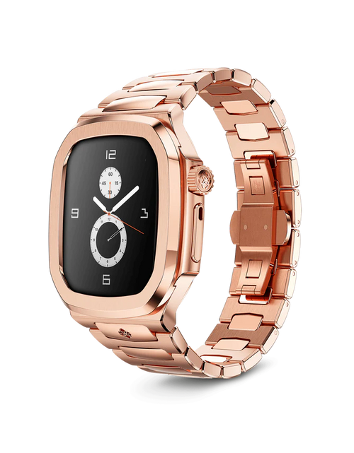 تحميل الصورة إلى عارض المعرض، حافظة ساعة Apple Watch / RO45 - ذهبي وردي

