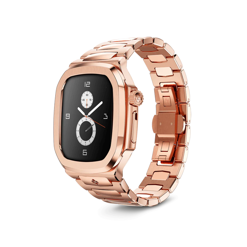حافظة ساعة Apple Watch / RO45 - ذهبي وردي