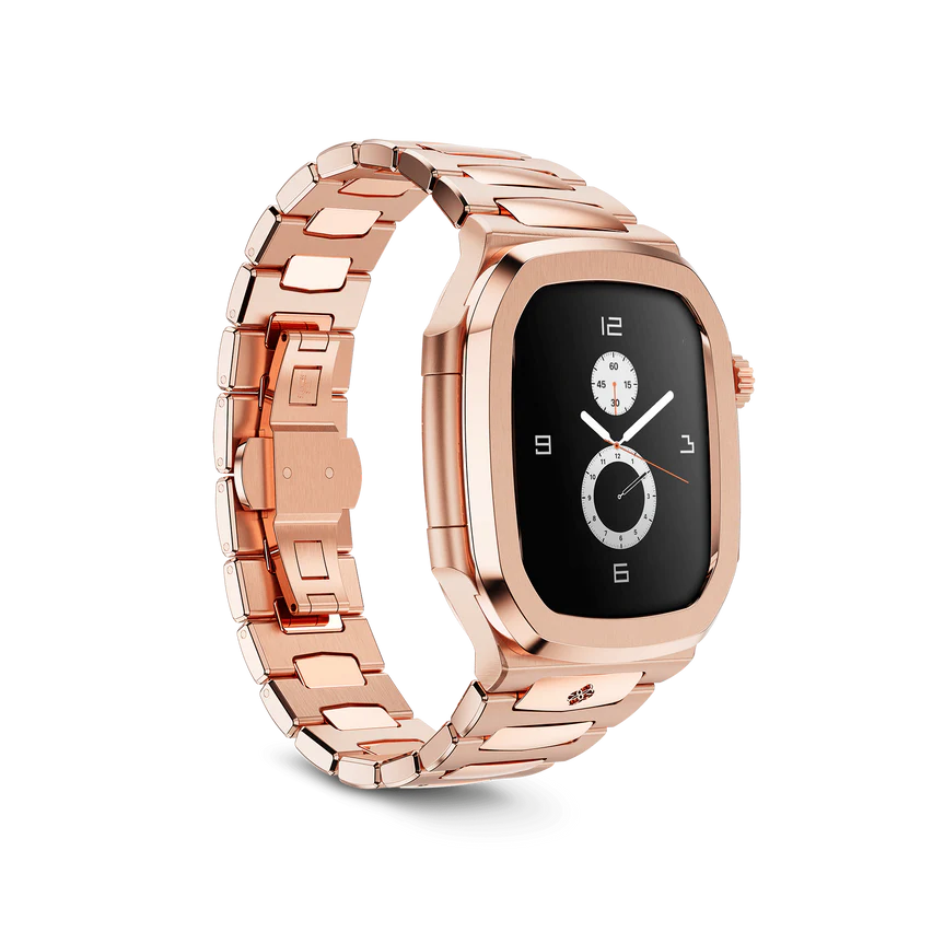 حافظة ساعة Apple Watch / RO45 - ذهبي وردي