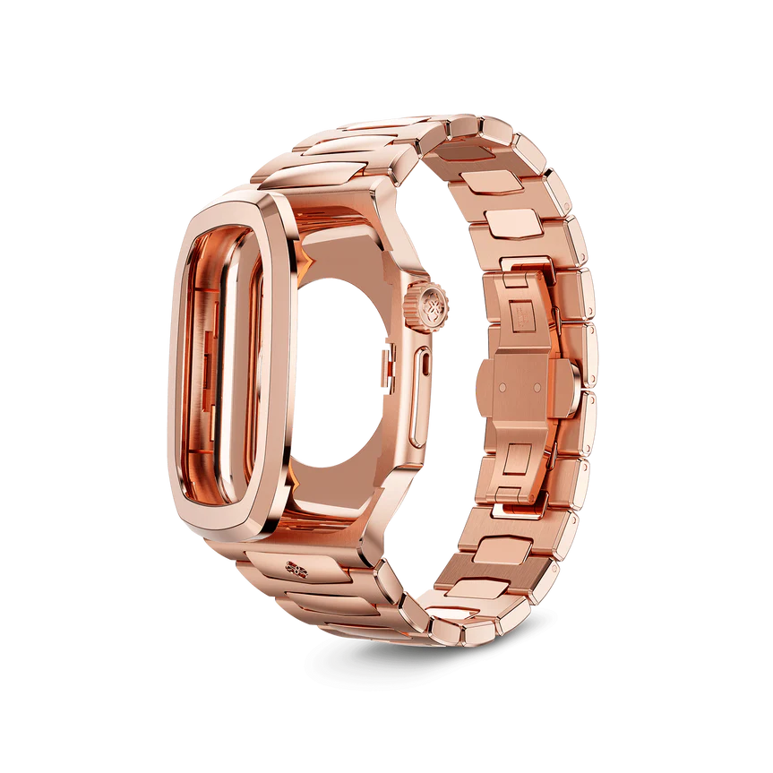 حافظة ساعة Apple Watch / RO45 - ذهبي وردي