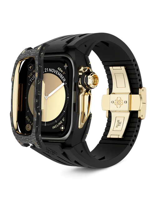 Load image into Gallery viewer, Apple Watch Case / RSCIII46 - Gold Carbon
