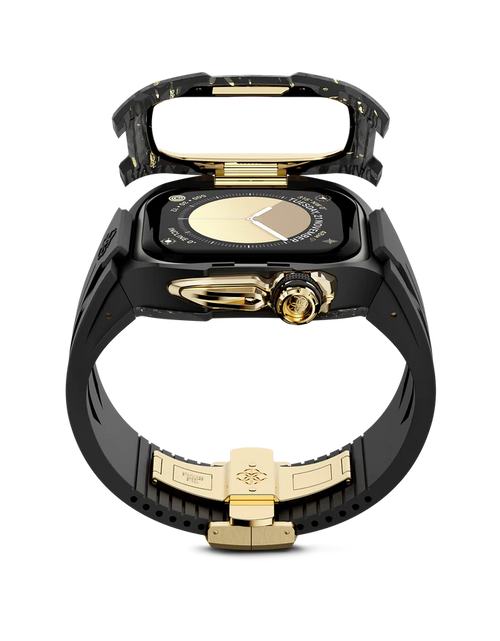 Load image into Gallery viewer, Apple Watch Case / RSCIII46 - Gold Carbon
