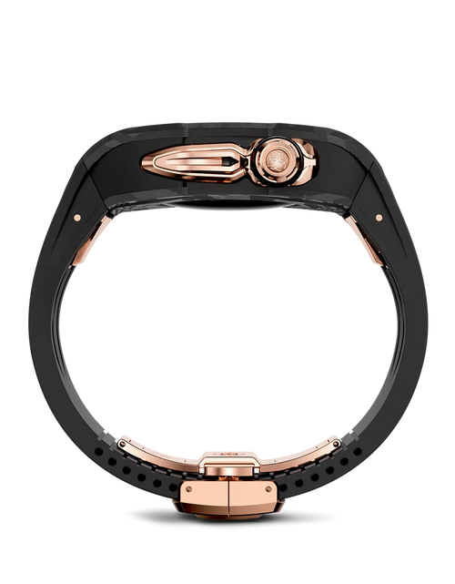 تحميل الصورة إلى عارض المعرض، حافظة ساعة Apple Watch / RSCIII46 - لون ذهبي وردي كربوني 
