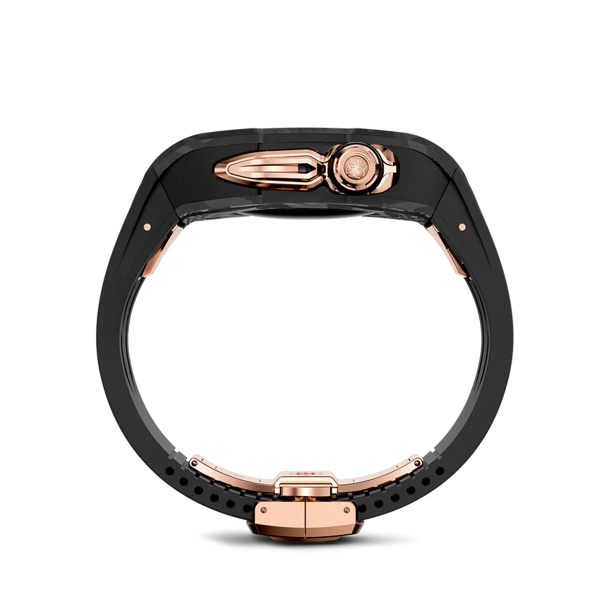 حافظة ساعة Apple Watch / RSCIII46 - لون ذهبي وردي كربوني 