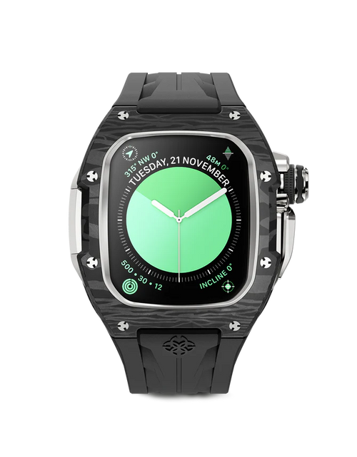 Load image into Gallery viewer, Apple Watch Case / RSCIII46 - Silver Carbon
