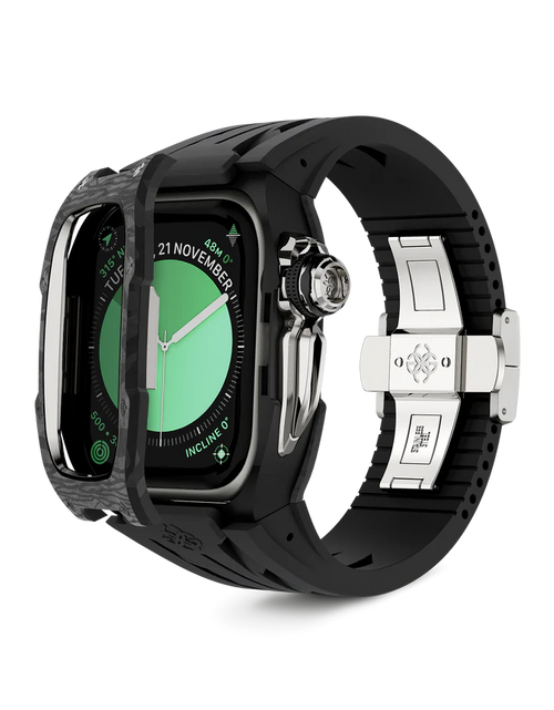 Load image into Gallery viewer, Apple Watch Case / RSCIII46 - Silver Carbon
