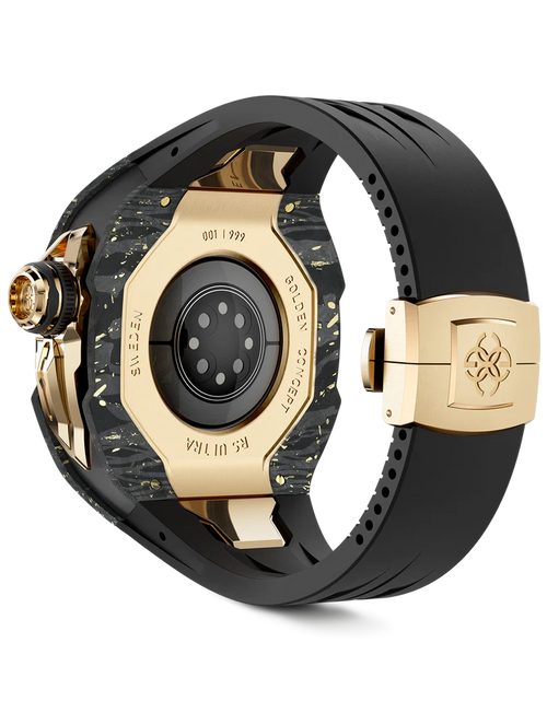 Load image into Gallery viewer, Apple Watch Case / RSCIII49 - Gold Carbon
