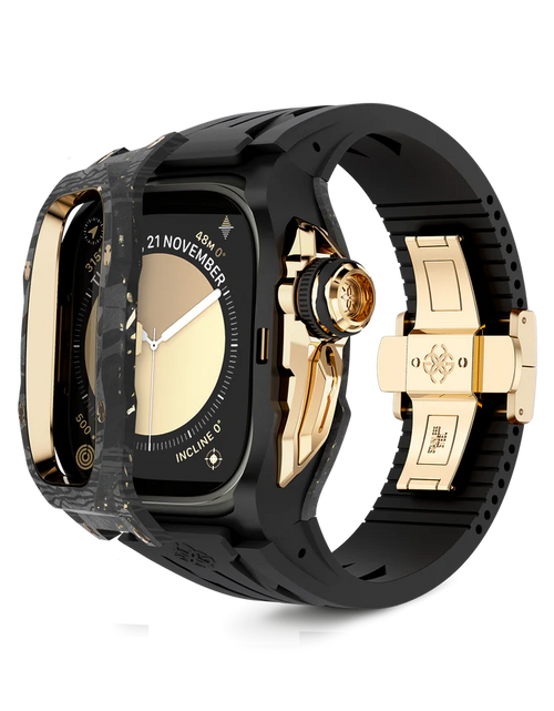 Load image into Gallery viewer, Apple Watch Case / RSCIII49 - Gold Carbon

