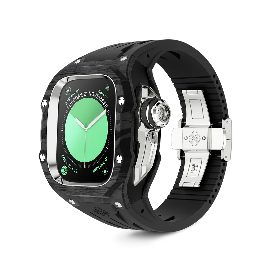 Apple Watch Case / RSCIII49 - Silver Carbon