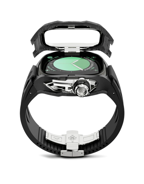 Load image into Gallery viewer, Apple Watch Case / RSCIII49 - Silver Carbon
