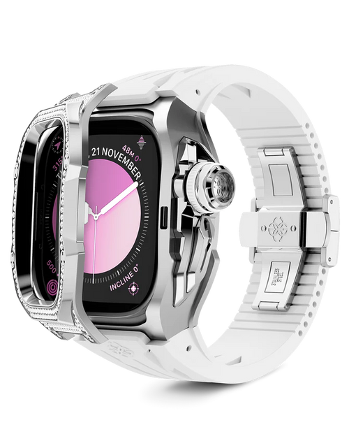 تحميل الصورة إلى عارض المعرض، حافظة ساعة Apple Watch / RSTIII49 - ندفة ثلجية 
