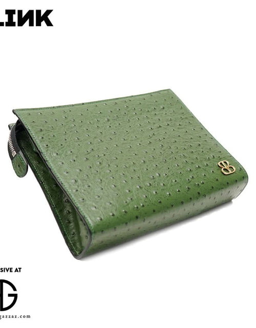 Load image into Gallery viewer, Ostrich Green Bag
