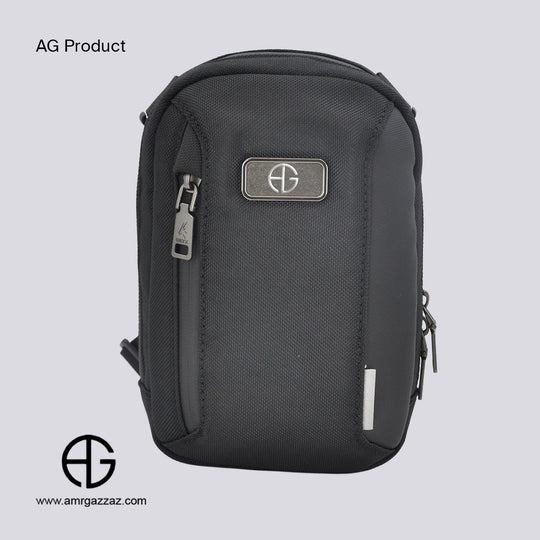 حقيبة AG Stealth Crossbody - إصدار مموه باللون الأسود