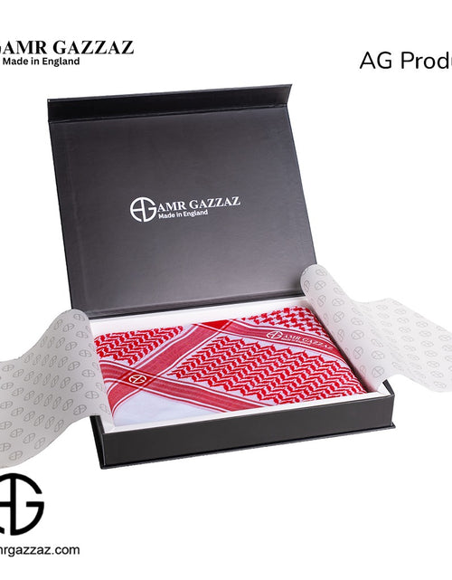 Load image into Gallery viewer, Amr Gazzaz English Shemagh AG classic red/white new special 2026 RED 9/6
