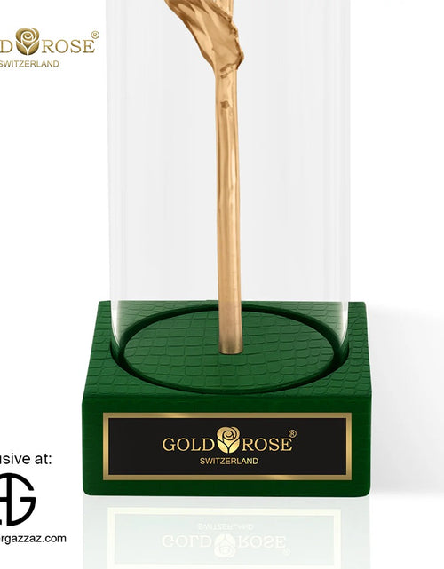 Load image into Gallery viewer, IMPERIAL MAJESTIC "24K GOLD, EMERALD CROCO"
