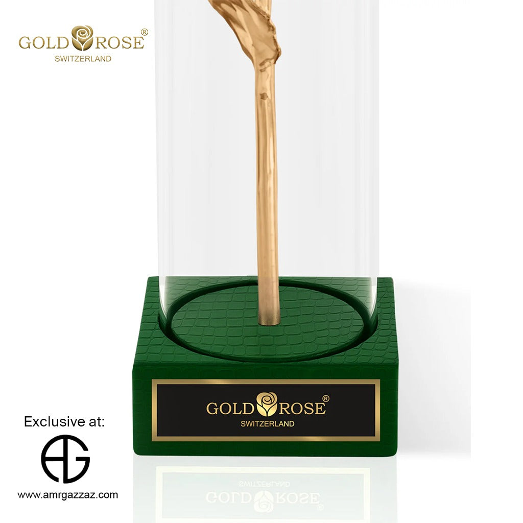 IMPERIAL MAJESTIC "24K GOLD, EMERALD CROCO"
