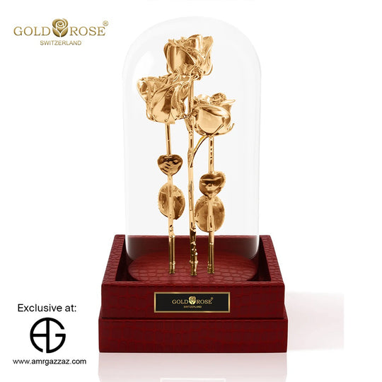 IMPERIAL TRINITY "24K GOLD, ROUGE CROCO"