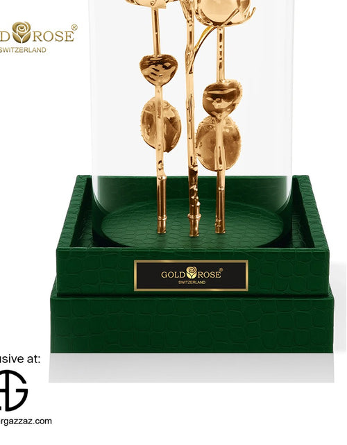 تحميل الصورة إلى عارض المعرض، IMPERIAL TRINITY "24K GOLD, EMERALD CROCO"
