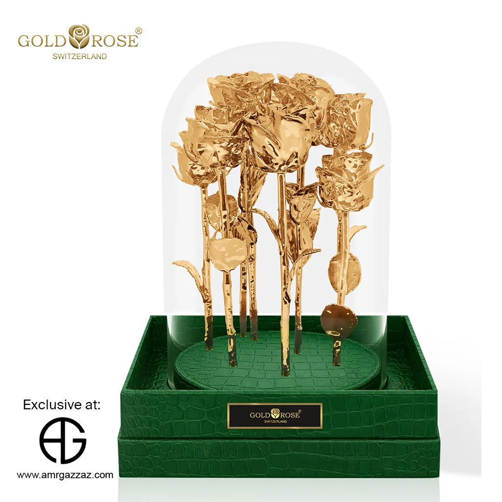 IMPERIAL GRANDIOSE "24K GOLD, EMERALD CROCO"