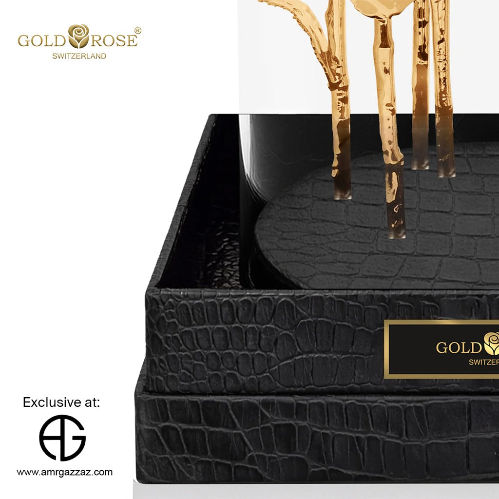 IMPERIAL GRANDIOSE "24K GOLD, NOIR CROCO"
