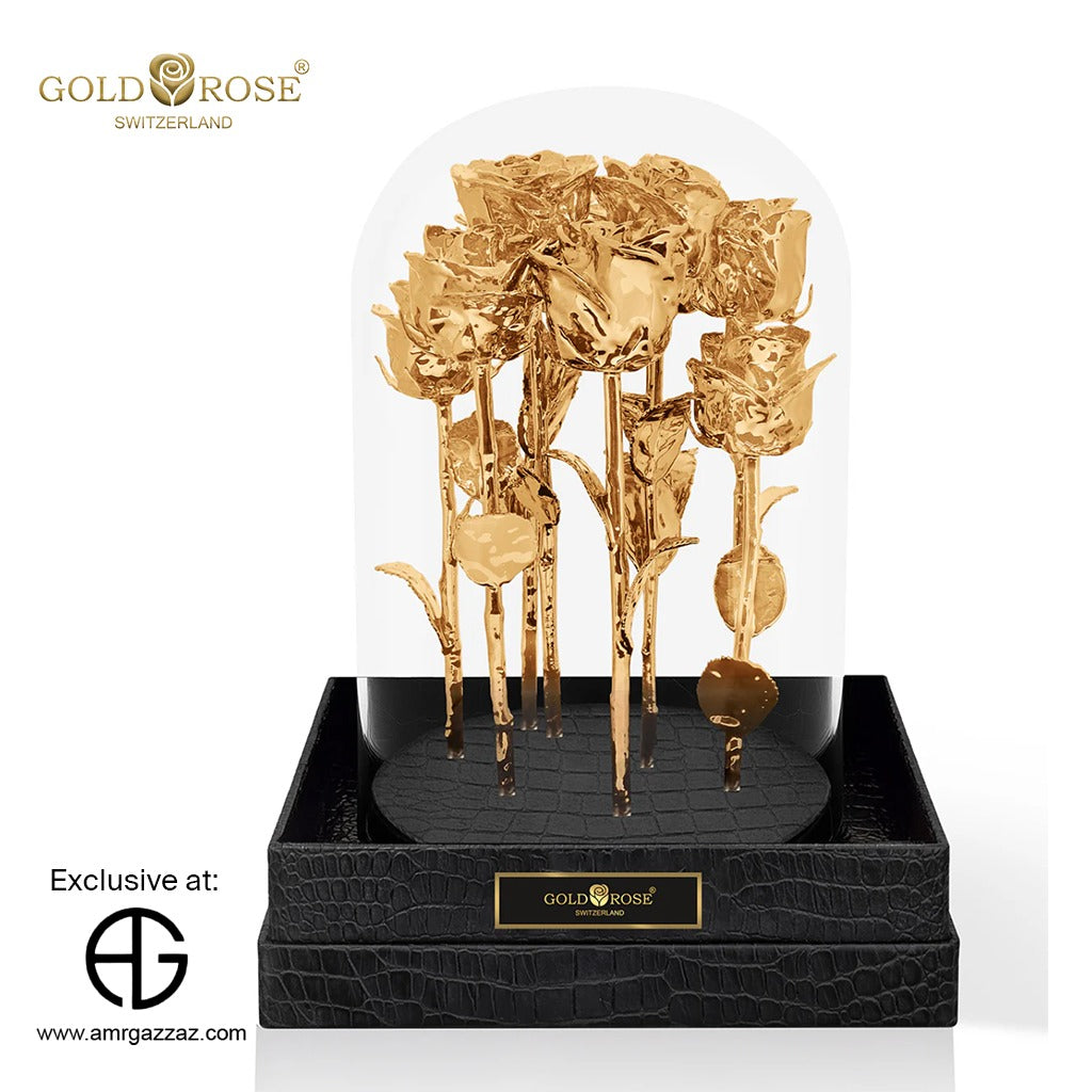 IMPERIAL GRANDIOSE "24K GOLD, NOIR CROCO"