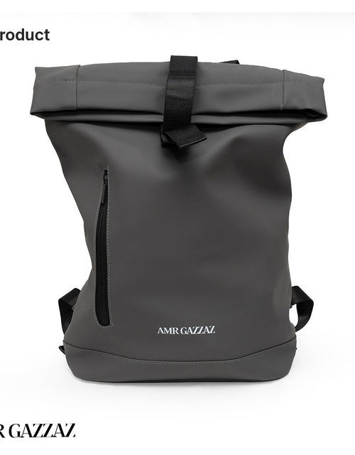 تحميل الصورة إلى عارض المعرض، Amr Gazzaz Signature Grey Backpack
