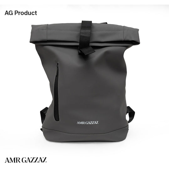 Amr Gazzaz Signature Grey Backpack