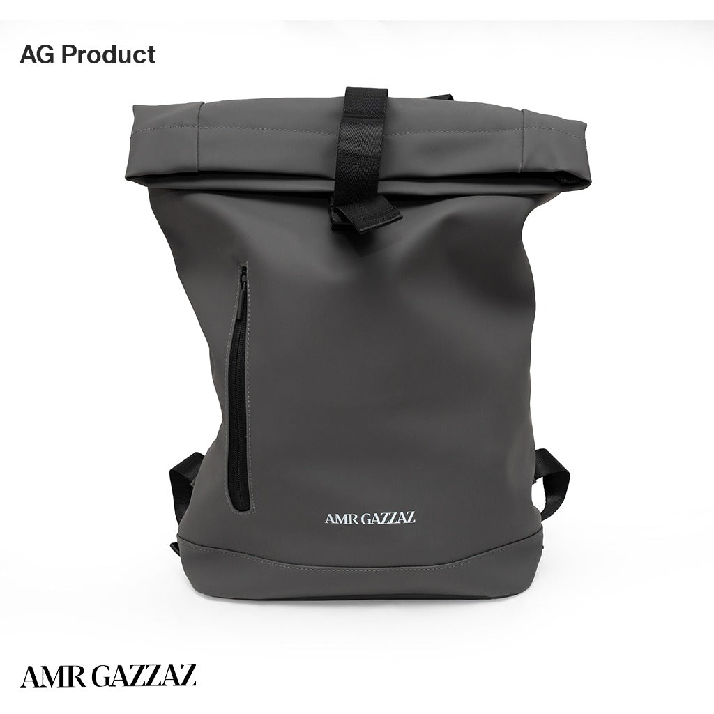 Amr Gazzaz Signature Grey Backpack