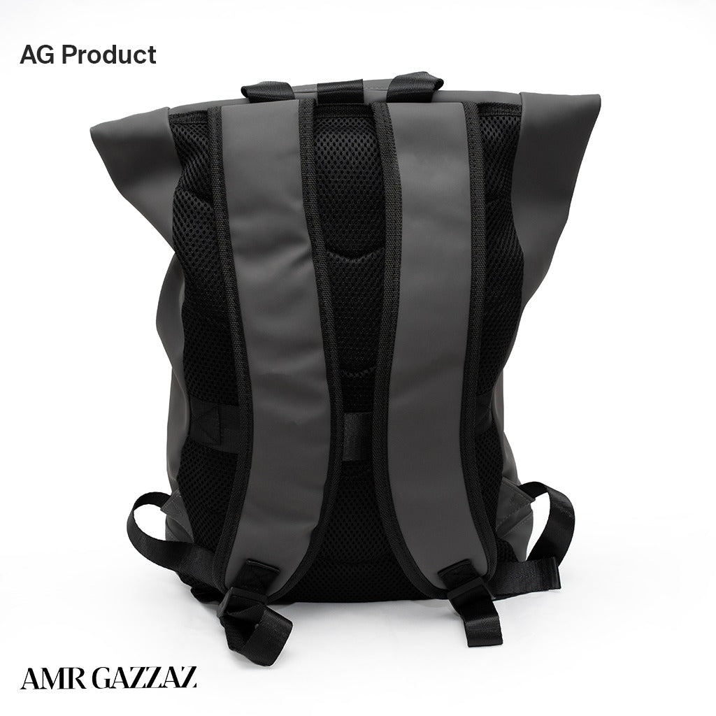 Amr Gazzaz Signature Grey Backpack